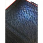 Гумени стелки универсални-4бр- черни с червен кант - Image 2