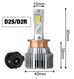 Led-Xenon-D2S/R -Canbus Комплект-2бр.+150% по-ярка светлина - Image 5