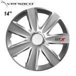 Тасове за джанти 14'' Versaco Carbon GTX - Silver 1
