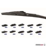 Чистачка Мотохама Задна с 10 Адаптора 13'' 325мм