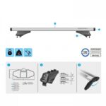 Автобагажник Menabo за интегриран рейлинг - Image 3