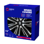 Тасове за джанти 14'' Sparco PALERMO / SPC1481SVBK - Image 2