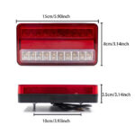 Стоп диоден за МПС 12V/24V - PA1215 - 1 брой - Image 2