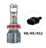 Лед крушки с лупа А80 за фарове Н11 Canbus 12-24V 220W 30000LM 5700К - Image 3