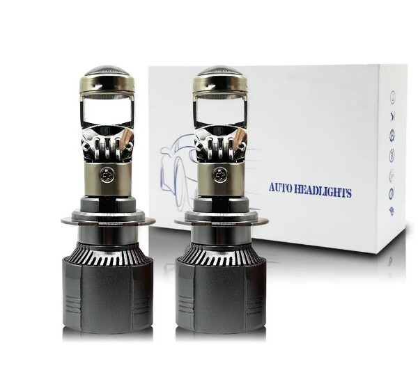 Лед крушки с лупа А80 за фарове Н4 Canbus 12-24V 220W 30000LM 5700К