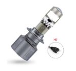 Лед крушки с лупа А80 за фарове Н7 Canbus 12-24V 220W 30000LM 5700К - Image 3